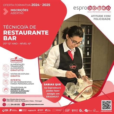 Curso Profissional T Cnico A Restaurante Bar Esprodouro