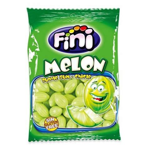 12 Sachets Bubble Gum Fini Melon 90 Grammes Halal Sachets Fini 90g