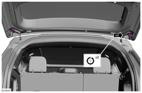 Ford Escape General Procedures Liftgate Alignment Body Closures