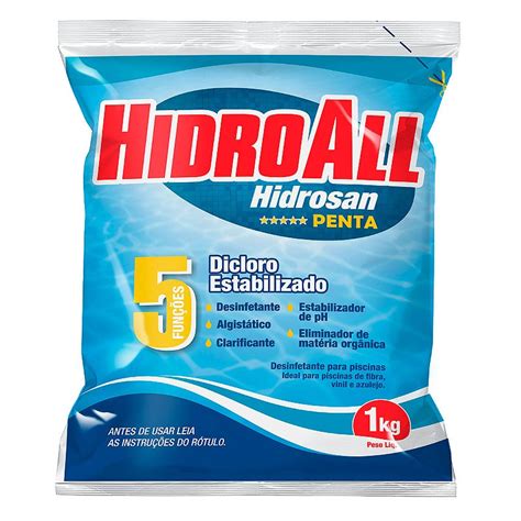 Cloro Hidroall Hidrosan Penta Kg Hotech Produtos E Acess Rios Para