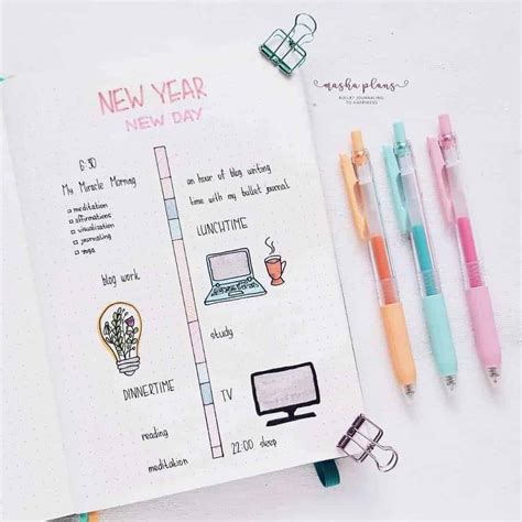 Creating Routines In Your Bullet Journal For Success And Structure Masha Plans