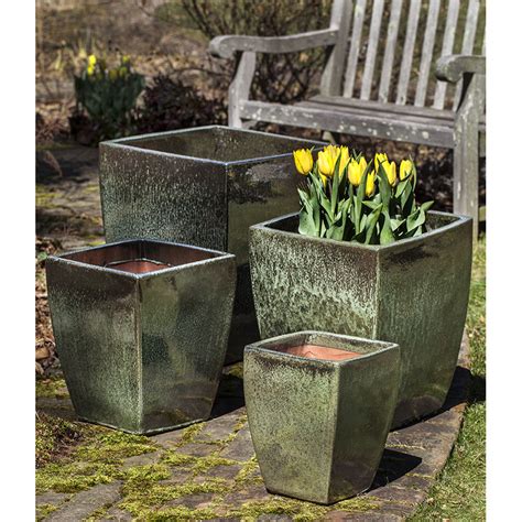 Indoor Outdoor Ceramic Planters | Kinsey Garden Decor