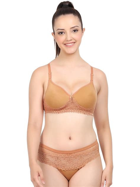 Buy Aamarsh Self Design Cotton Lingerie Set Lingerie Set For Women