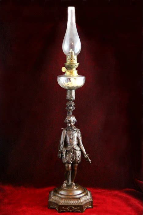 Figural Peintre Lampe Huile Cm France Bronze Catawiki