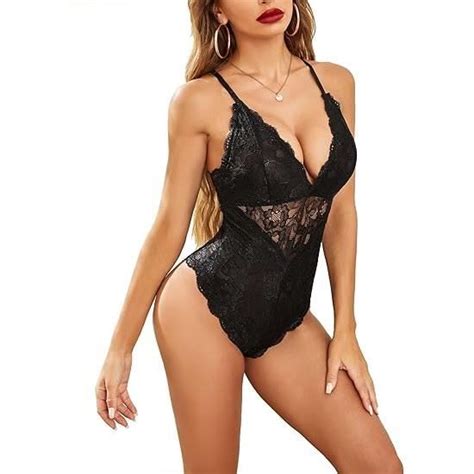 Bodys Femme Ensembles De Lingerie Sexy Nuisette Ouverte Le Dos Sous