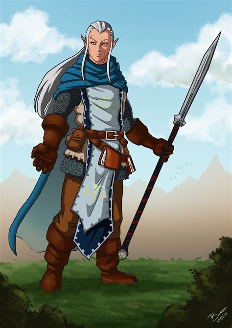 [Art] Quarion; Elf Cleric of Kelemvor. : r/DnD