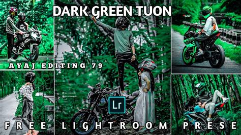 New Lightroom Preset PHOTO EDITING HDR Preset Dark Green Tuon FREE