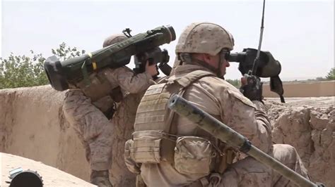 Javelin Missile Launch At Taliban Stronghold By U S Marines USMC