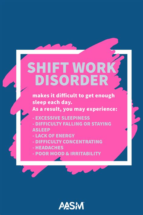 Shift Work Disorder In 2021 Shift Work Lack Of Energy Shift