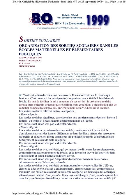 Bulletin Officiel Sp Cial N Du Octobre Educationgouv