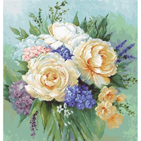 Poppies Counted Cross Stitch Kit By Luca S Brand B Etsy