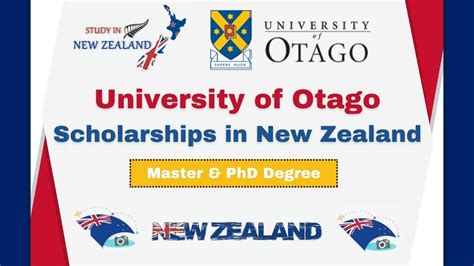 University of Otago Scholarships 2024 in New Zealand