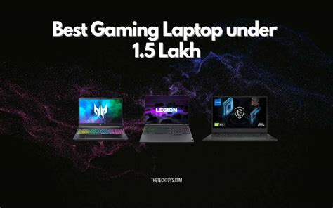 Best Gaming Laptop Under Lakh January The Techtoys