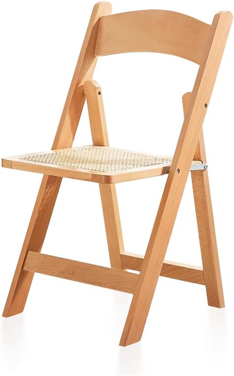 Kaihaowin Chaise Pliante En Bois Chaise De Jardin En Avec Si Ge Rotin