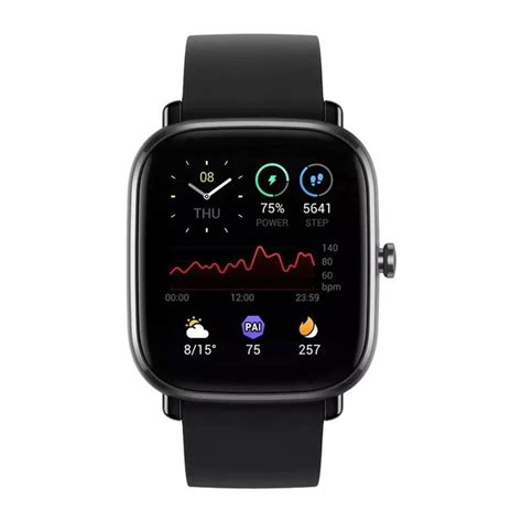 Relógio Smartwatch XIAOMI Amazfit GTS 4 Mini Preto Á Prova D água 50