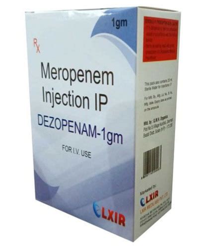 Meropenem Injection Ip G For I V Use At Best Price In Thane Marvel