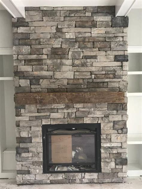 Our Fireplace Stone Huron Old Country Ledge From Builder S Stone