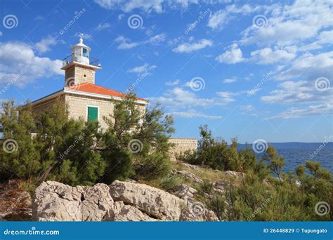 Lighthouse In Croatia Stock Image Image Of Travel Europe 26448829