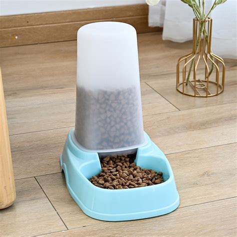 2in1 Automatic Pet Food Water Feeder Container Bekas Makanan Kucing