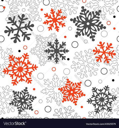 Snowflake pattern Royalty Free Vector Image - VectorStock