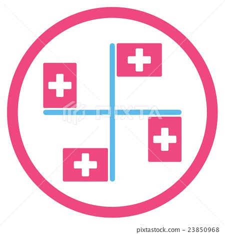 Hospital Flags Icon Stock Illustration Pixta