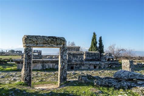 The Necropolis Of Hierapolis Denizli Turkey Stock Photo Image Of