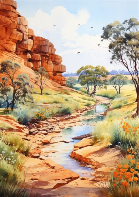 Enchanting Australian Landscape Series - Digital Backgrounds - Hello Brazen