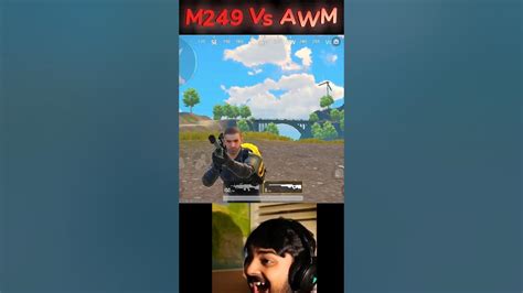 M249 Vs Awm 🔥🔥 Who Will Win Damage Test By Victor The Legend 😂😂🔥