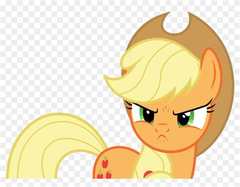 Applejack Angry Vector