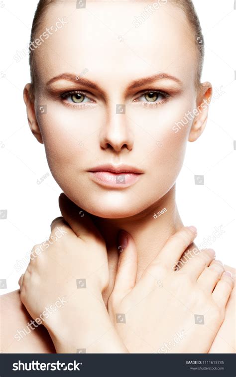 Beauty Caucasian Model Girl Nude Makeup Stock Photo Shutterstock