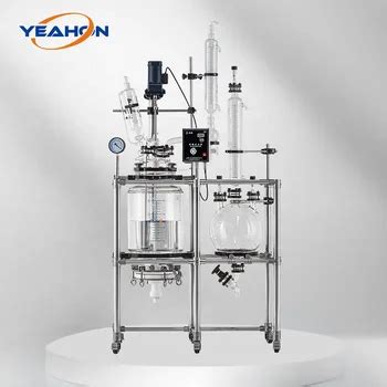 Laboratory Chemical Crystallization Jacketed Glass Reactor L L L L