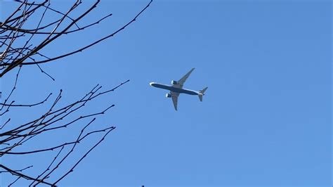 British Airways Boeing 777W G STBM Flying Overhead YouTube