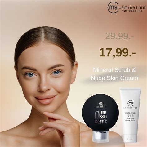 Kit Mineral Scrub Nude Skin Cream