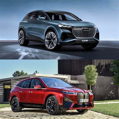 Photo Comparison Bmw Ix Vs Audi Q E Tron