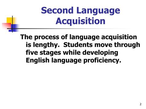 Ppt Second Language Acquisition Powerpoint Presentation Free Download Id 720891