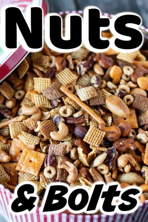 Nuts And Bolts Snack Mix Is A Twist On A Classic Chex Mix Recipe With