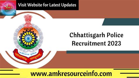 Chhattisgarh Police Constable Recruitment 2023 Notification Released