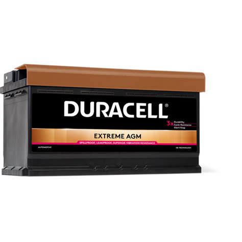 Batería Duracell Extreme Agm DE92AGM AGM 12V 92Ah 92 850A Caja L5