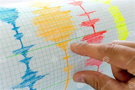 Seismological Device Sheet - Seismometer Stock Photo - Image of measure ...