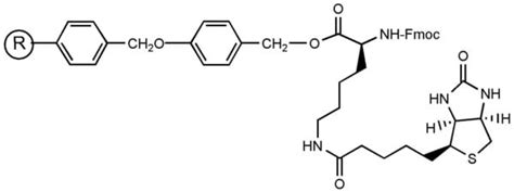 Advanced Chemtech Fmoc Lys Biotin Wang Resin