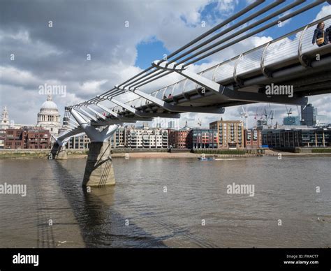 Millennium Bridge, London Stock Photo - Alamy