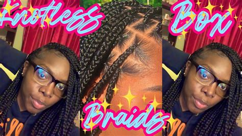 Knotless Box Braids Tutorials Beginner Friendly Very Detailed Youtube