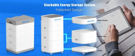 New Arrival Meritsun Lithium Batteries Stackable Solar Energy System