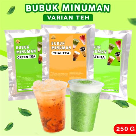 Jual Bubuk Minuman Rasa Teh G Bubuk Minuman Boba G Serbuk