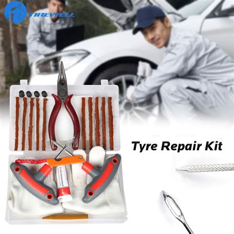 Tirewell Tw In Universal Tubeless Tyre Puncture Kit Emergency