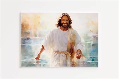 Laughing Christ Christ S Embrace Jesus Picture Jesus Etsy