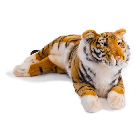 Plush Tiger Lying 3348 Hansa