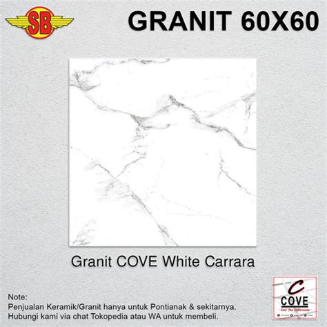 Jual Granit COVE White Carrara 60x60 Kota Pontianak Studio