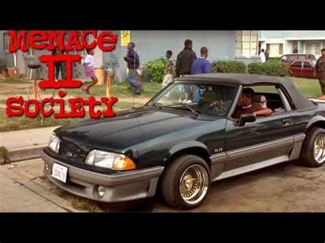 Caines Mustang All Scenes Menace Ii Society Youtube