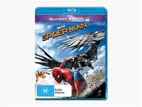 Spider Man Homecoming Blu Ray, HD Png Download , Transparent Png Image ...